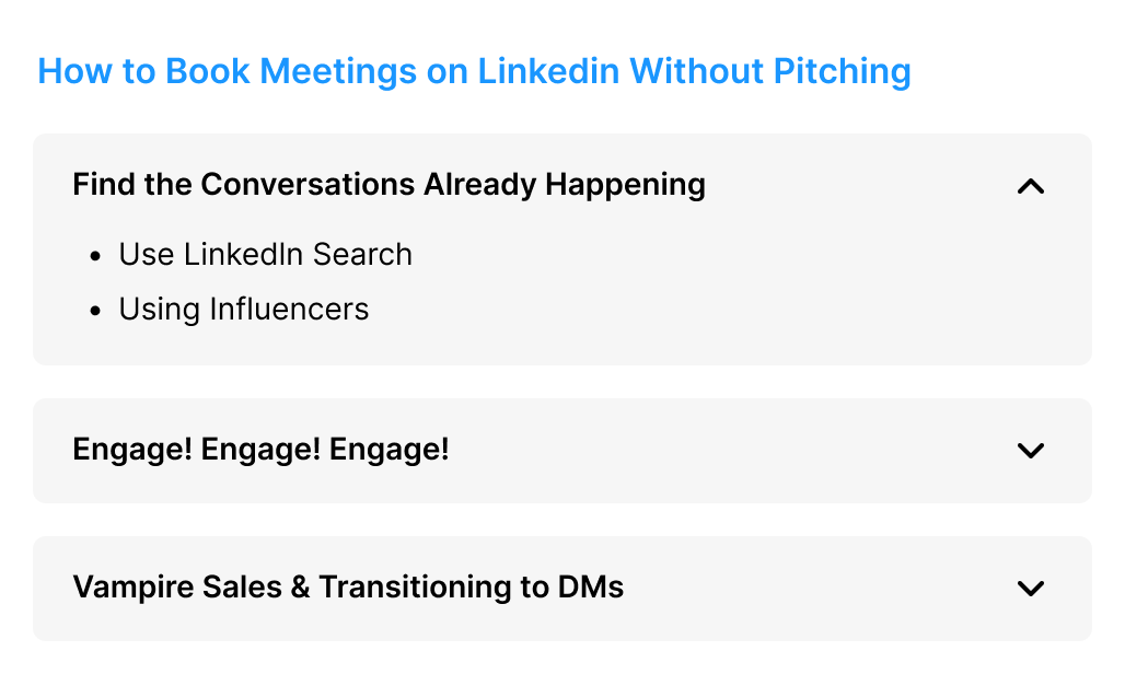 Get the Guide to Booking Meetings on LinkedIn without Pitching