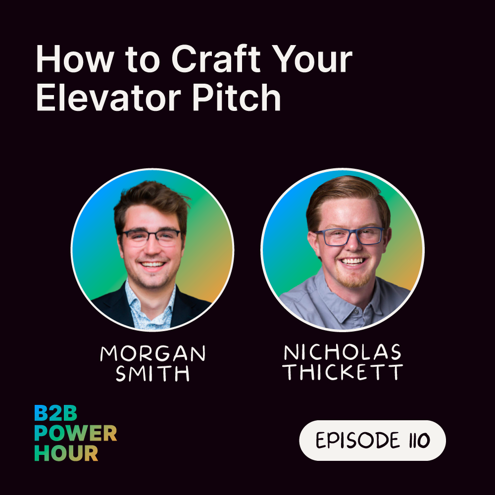 110 How To Craft Your Elevator Pitch