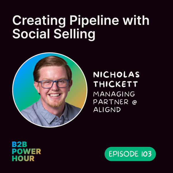 103. Creating Pipeline with Social Selling | MarTech Podcast